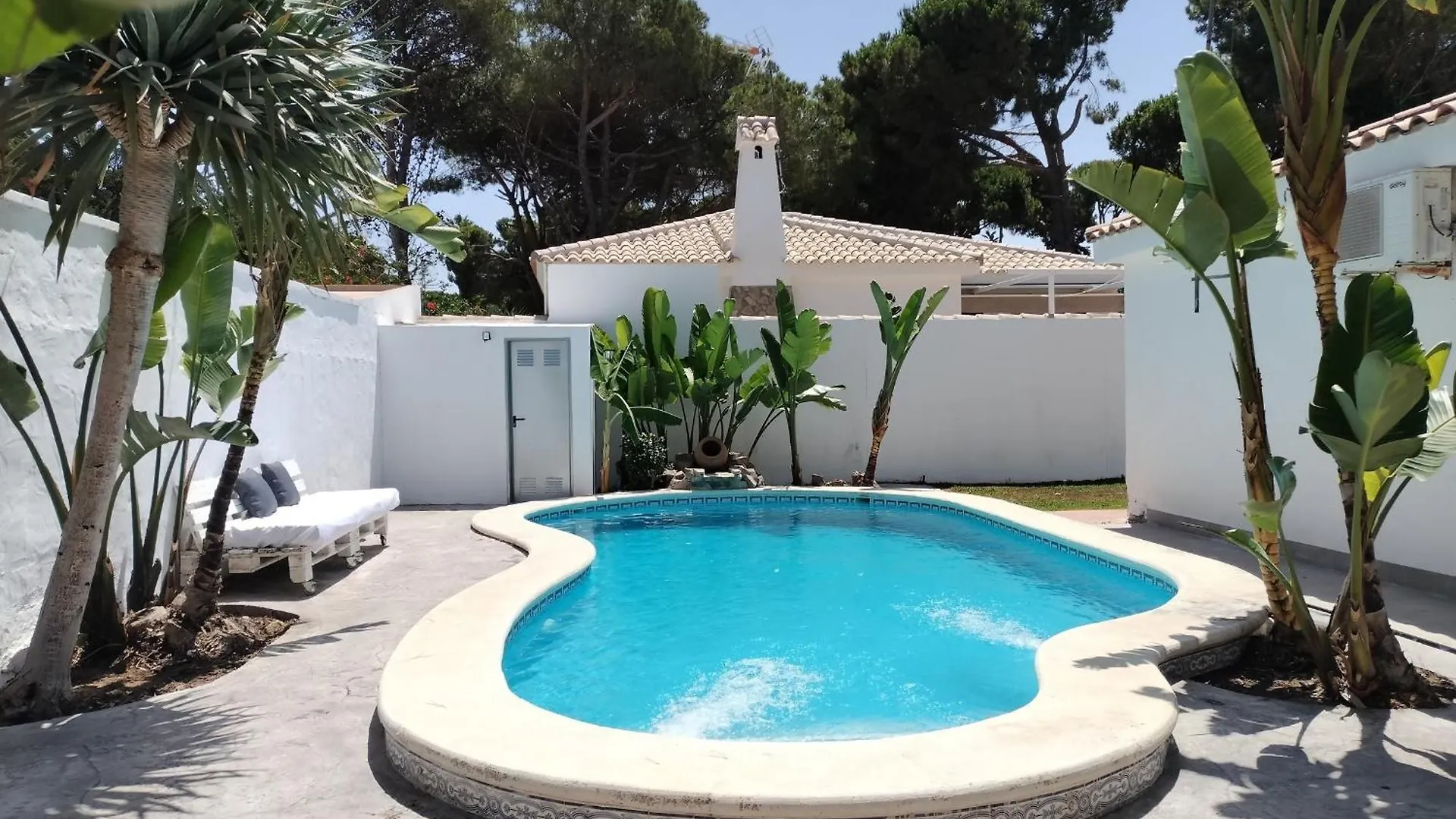 Villa Andaluza Relax Y Playa En Entorno Tranquilo Chiclana de la Frontera